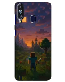 Чохол для Samsung Galaxy M40 з картинкою «Стів біля вежі»