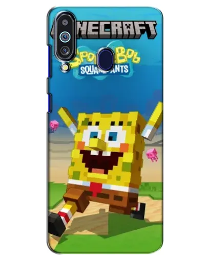 Чохол для Samsung Galaxy M40 з картинкою «Губка Боб Minecraft» Чохол для Samsung Galaxy M40 з картинкою «Губка Боб Minecraft»