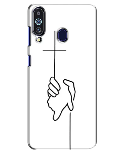 Чехол для Samsung Galaxy M40 с картинкой «Рука держит»