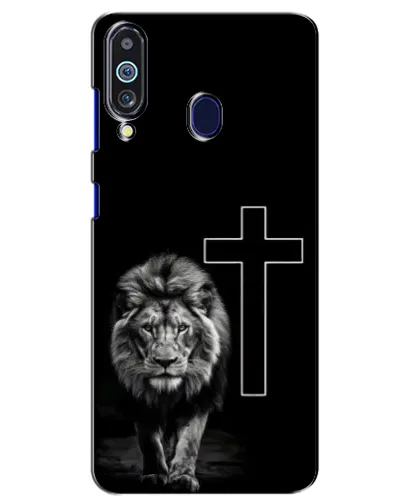 Чехол для Samsung Galaxy M40 с картинкой «Лев и Крест»