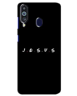 Чехол для Samsung Galaxy M40 с картинкой «Точки веры J.E.S.U.S.»