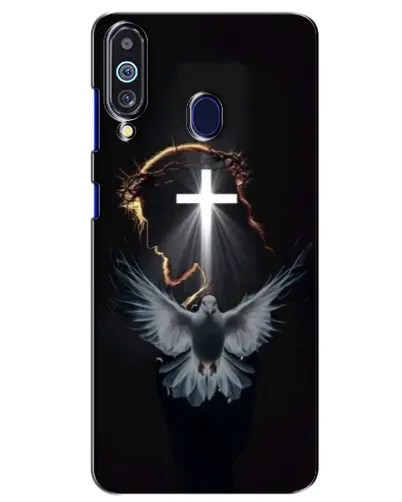 Чехол для Samsung Galaxy M40 с картинкой «Голубь и Свет»