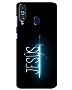 Чехол для Samsung Galaxy M40 с картинкой «Меч Духа Jesus»
