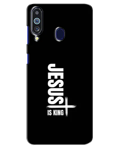 Чехол для Samsung Galaxy M40 с картинкой «Вертикаль веры Jesus»