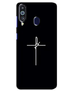 Чохол для Samsung Galaxy M40 з картинкою «Тонкий хрест»