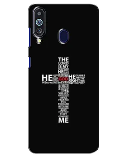 Чохол для Samsung Galaxy M40 з картинкою «Текстовий хрест»