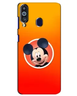 Чехол для Samsung Galaxy M40 с картинкой «Mickey в круге»