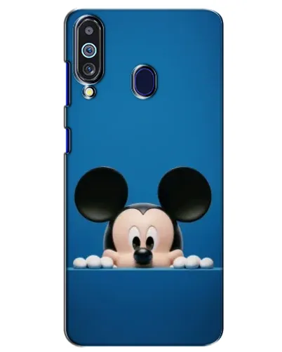 Чехол для Samsung Galaxy M40 с картинкой «Микки выглядывает»