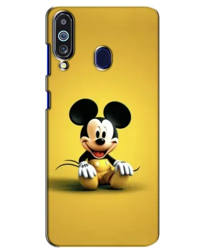 Чехол для Samsung Galaxy M40 с картинкой «Микки на желтом»