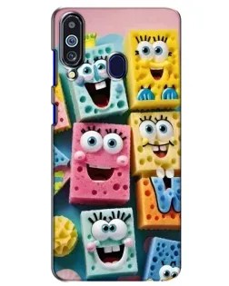 Чехол для Samsung Galaxy M40 с картинкой «Цветные губки»