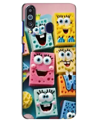Чехол для Samsung Galaxy M40 с картинкой «Цветные губки»