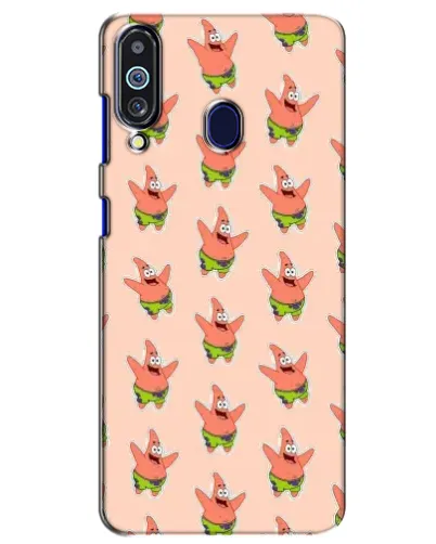 Чехол для Samsung Galaxy M40 с картинкой «Патрик Стар паттерн»