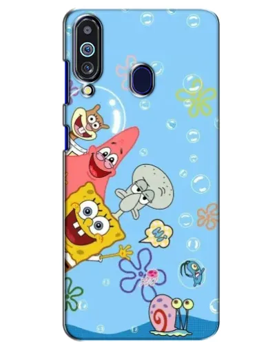 Чехол для Samsung Galaxy M40 с картинкой «Веселые пузырьки»