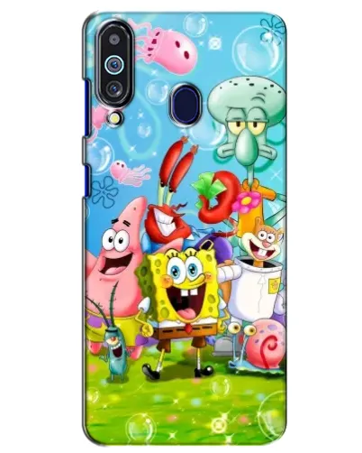 Чохол для Samsung Galaxy M40 з картинкою «Губка Боб та друзі» Чохол для Samsung Galaxy M40 з картинкою «Губка Боб та друзі»