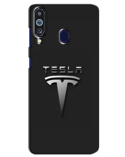 Чехол для Samsung Galaxy M40 с картинкой «Стальной логотип Tesla» Чехол для Samsung Galaxy M40 с картинкой «Стальной логотип Tesla»