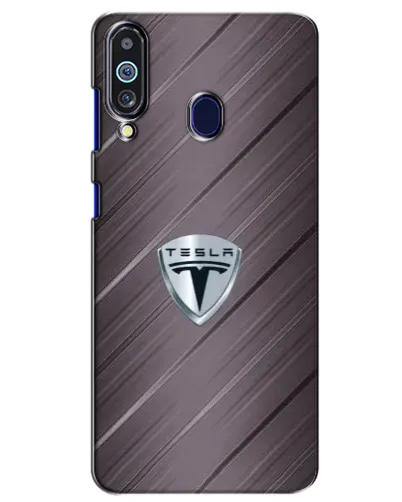 Чехол для Samsung Galaxy M40 с картинкой «Металлическая текстура Tesla» Чехол для Samsung Galaxy M40 с картинкой «Металлическая текстура Tesla»