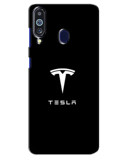 Чехол для Samsung Galaxy M40 с картинкой «Tesla White Logo» Чехол для Samsung Galaxy M40 с картинкой «Tesla White Logo»