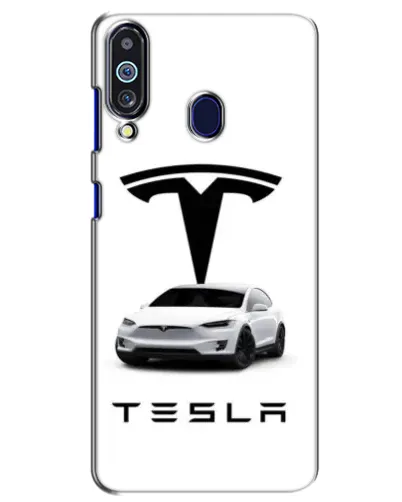 Чехол для Samsung Galaxy M40 с картинкой «Tesla White Style» Чехол для Samsung Galaxy M40 с картинкой «Tesla White Style»