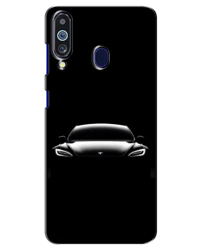 Чехол для Samsung Galaxy M40 с картинкой «Фары Tesla Night» Чехол для Samsung Galaxy M40 с картинкой «Фары Tesla Night»