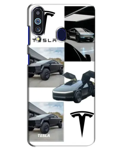 Чехол для Samsung Galaxy M40 с картинкой «Коллаж Cybertruck Tesla» Чехол для Samsung Galaxy M40 с картинкой «Коллаж Cybertruck Tesla»