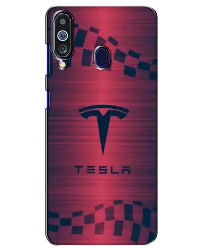 Чехол для Samsung Galaxy M40 с картинкой «Тесла красный карбон» Чехол для Samsung Galaxy M40 с картинкой «Тесла красный карбон»