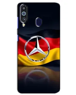 Чехол для Samsung Galaxy M40 с картинкой «Mercedes — флаг Германии»