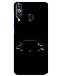 Чехол для Samsung Galaxy M40 с картинкой «Mercedes — силуэт авто» Чехол для Samsung Galaxy M40 с картинкой «Mercedes — силуэт авто»