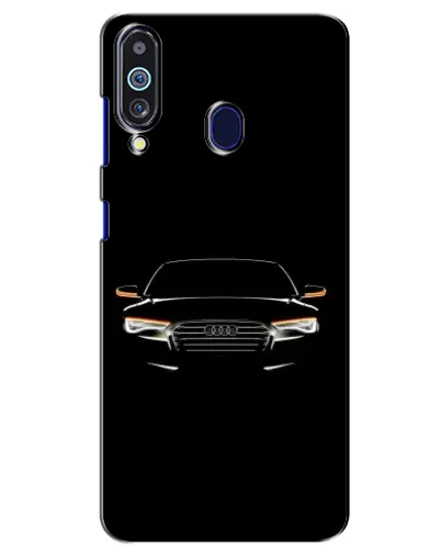 Чехол для Samsung Galaxy M40 с картинкой «Audi — ночной контур»