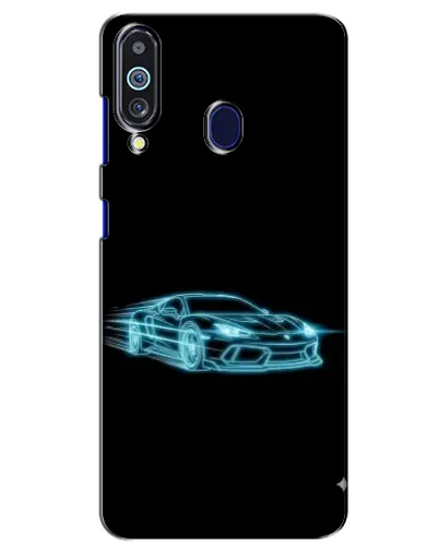 Чехол для Samsung Galaxy M40 с картинкой «Неоновый контур Lamborghini» Чехол для Samsung Galaxy M40 с картинкой «Неоновый контур Lamborghini»