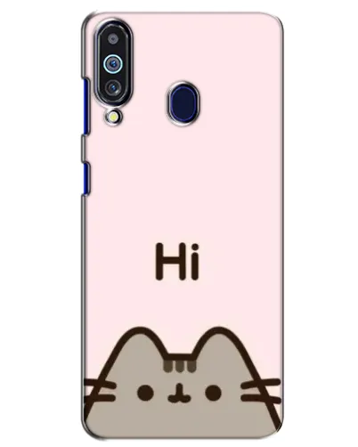 Чехол для Samsung Galaxy M40 с картинкой «Пушин говорит Hi» Чехол для Samsung Galaxy M40 с картинкой «Пушин говорит Hi»