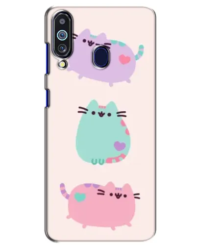 Чехол для Samsung Galaxy M40 с картинкой «Pusheen трио» Чехол для Samsung Galaxy M40 с картинкой «Pusheen трио»