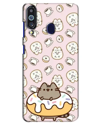 Чехол для Samsung Galaxy M40 с картинкой «Пушин на пончике» Чехол для Samsung Galaxy M40 с картинкой «Пушин на пончике»