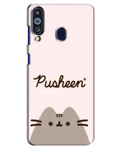Чехол для Samsung Galaxy M40 с картинкой «Pusheen логотип» Чехол для Samsung Galaxy M40 с картинкой «Pusheen логотип»
