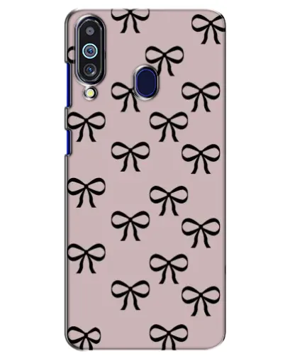 Чехол для Samsung Galaxy M40 с картинкой «Черные бантики» Чехол для Samsung Galaxy M40 с картинкой «Черные бантики»