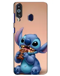 Чехол для Samsung Galaxy M40 с картинкой «Стич ест шоколад» Чехол для Samsung Galaxy M40 с картинкой «Стич ест шоколад»