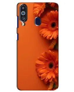 Чохол для Samsung Galaxy M40 з картинкою «Помаранчеві гербери»