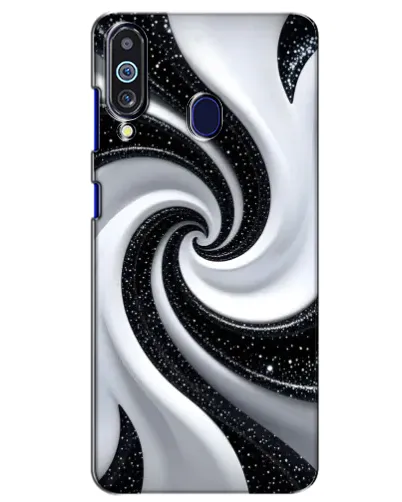 Чехол для Samsung Galaxy M40 с картинкой «Черно-белая спираль» Чехол для Samsung Galaxy M40 с картинкой «Черно-белая спираль»