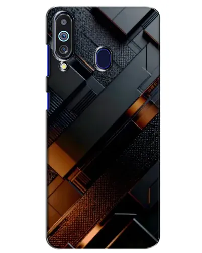Чехол для Samsung Galaxy M40 с картинкой «Черные геометрические блоки» Чехол для Samsung Galaxy M40 с картинкой «Черные геометрические блоки»