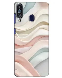 Чехол для Samsung Galaxy M40 с картинкой «Пастельные нежные волны»