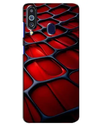Чехол для Samsung Galaxy M40 с картинкой «Красная глянцевая сетка» Чехол для Samsung Galaxy M40 с картинкой «Красная глянцевая сетка»