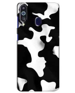 Чехол для Samsung Galaxy M40 с картинкой «Черно-белое пятно»