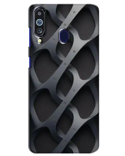 Чехол для Samsung Galaxy M40 с картинкой «Объемное серое плетение» Чехол для Samsung Galaxy M40 с картинкой «Объемное серое плетение»