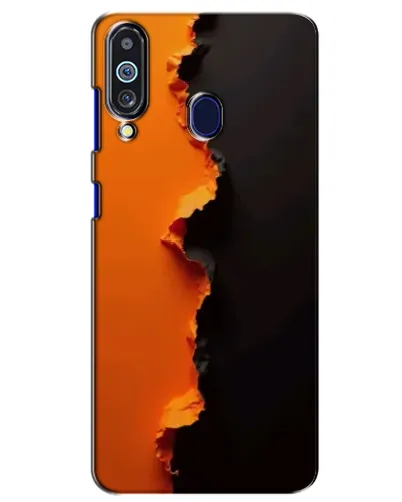 Чехол для Samsung Galaxy M40 с картинкой «Оранжевый разлом» Чехол для Samsung Galaxy M40 с картинкой «Оранжевый разлом»