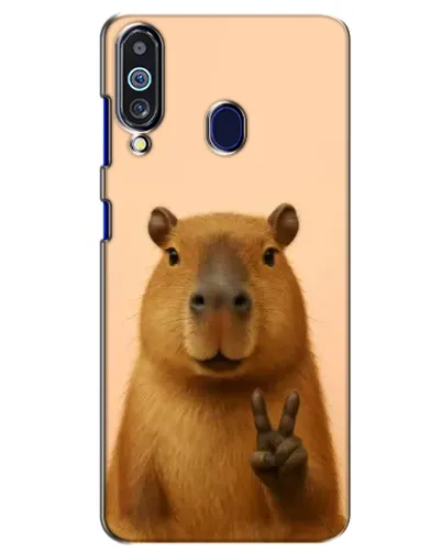 Чехол для Samsung Galaxy M40 с картинкой «Капибара виктория»