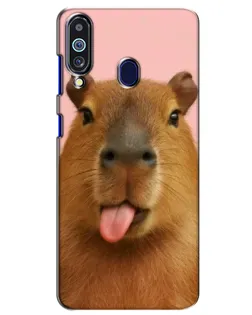 Чохол для Samsung Galaxy M40 з картинкою «Капібара з язиком» Чохол для Samsung Galaxy M40 з картинкою «Капібара з язиком»
