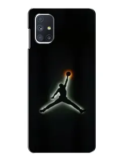 Чехол для Samsung Galaxy M51 с картинкой «Jordan Gradient Logo»