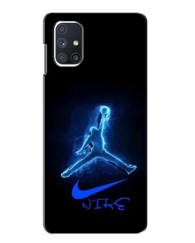 Чехол для Samsung Galaxy M51 с картинкой «Jordan Neon Blue»
