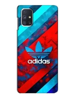 Чехол для Samsung Galaxy M51 с картинкой «Абстракция Adidas»