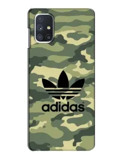 Чехол для Samsung Galaxy M51 с картинкой «Милитари стиль Adidas»