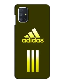 Чехол для Samsung Galaxy M51 с картинкой «Оливковый градиент Adidas»